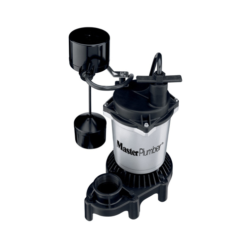 Sump Pump, Cast Iron & Zinc Construction, .5-HP Motor, 4,700 GPH