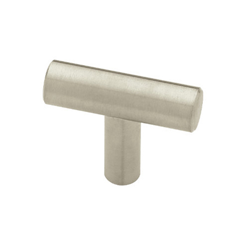 Flat End Bar Cabinet Knob, Stainless Steel, 40mm