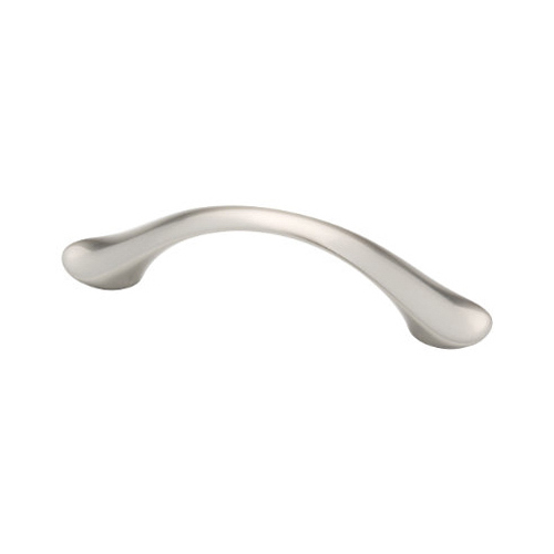 Vuelo Dual-Mount Cabinet Pull, Satin Nickel, 3-In. (96mm)