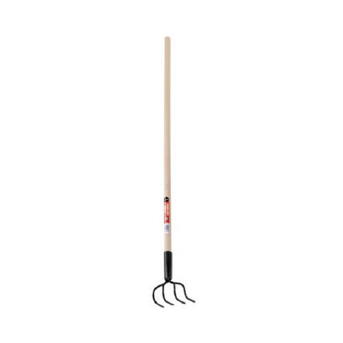 4-Tine Cultivator, Lacquered Handle