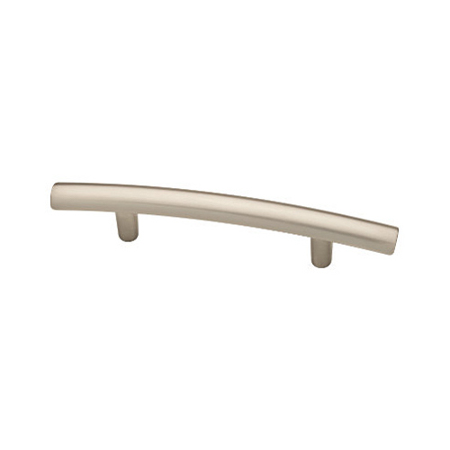 Arched Cabinet Pull, Satin Nickel, 3-In - pack of 10