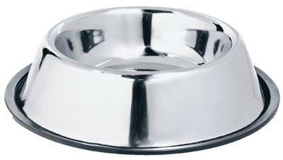 WESTMINSTER PET PRODUCTS 19032 Non-Skid Pet Bowl, Stainless Steel, 32-oz.