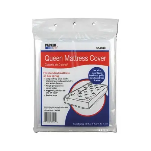 SCHWARZ SUPPLY SOURCE SP-9020 Queen Mattress Cover, 61 x 10 x 90-In.