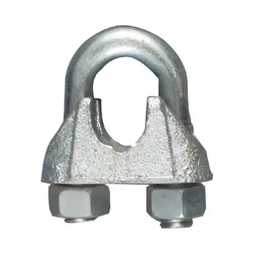 U-bolt Wire Rope Clamp, Steel, 3/16 In.