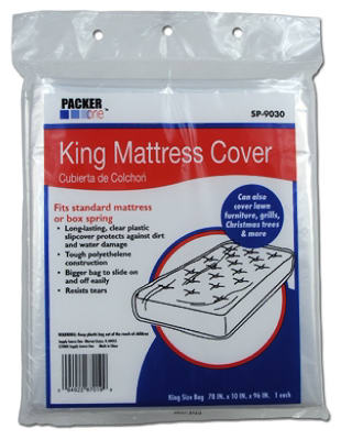 SCHWARZ SUPPLY SOURCE SP-9030 King Mattress Cover, 76 x 10 x 90-In.