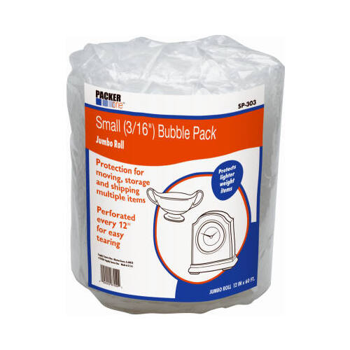 SCHWARZ SUPPLY SOURCE SP-303 Bubble Pack Roll, 12-In. x 60-Ft.