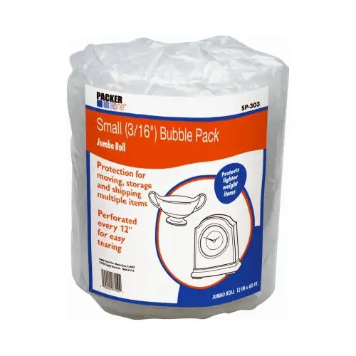 Bubble Pack Roll, 12-In. x 60-Ft.