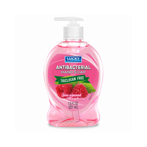 Anti-Bacterial Liquid Hand Soap, Raspberry, 7.5-oz.