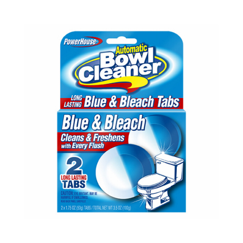 DELTA BRANDS, INC. 92600-12 Toilet Bowl Tablets, Blue & Bleach - 2-Ct Pair