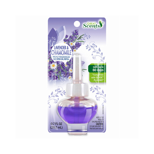 Air Freshener Scented Oil Refill, Lavender & Chamomile, 0.7-oz.