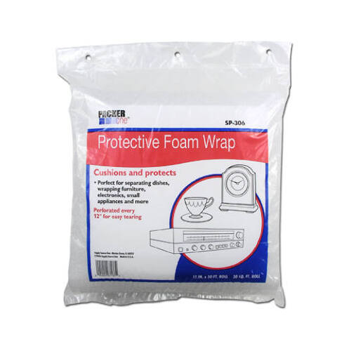 Protective Foam Wrap, 12-In. x 30-Ft.