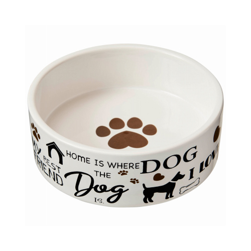 Ethical 54697 5" I Love Dogs Dish