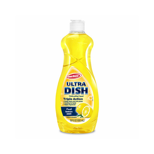 Ultra Dish Detergent, Lemon Zest, 18-oz. - pack of 12