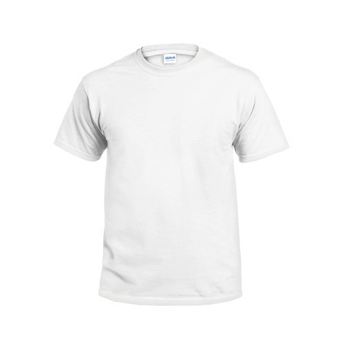 Gildan 291252 T-Shirt, Short-Sleeve, White Cotton, XXL