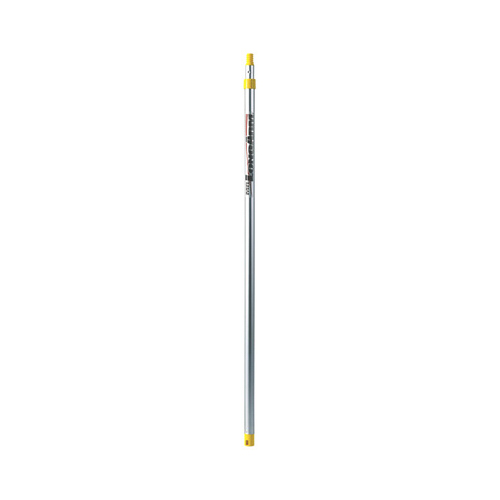 Twist-Lok Extension Pole, 1 in Dia, 3.3 to 6.1 ft L, Aluminum, Aluminum Handle, Round Handle