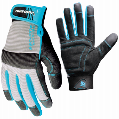 Big Time Products 90011-23 General-Purpose Gloves, Black/Blue, Women's L