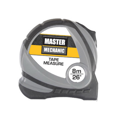 Metric Tape Measure, 1 x 26-Ft., 8-M.