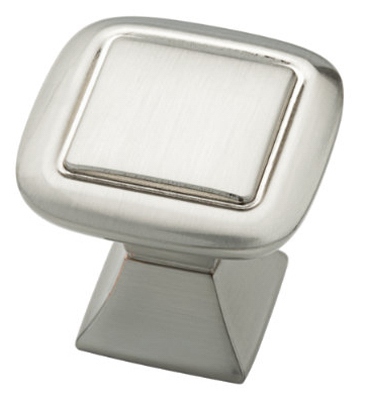 Liberty Hardware P20327C-SN-C Cabinet Knob, Square, Satin Nickel