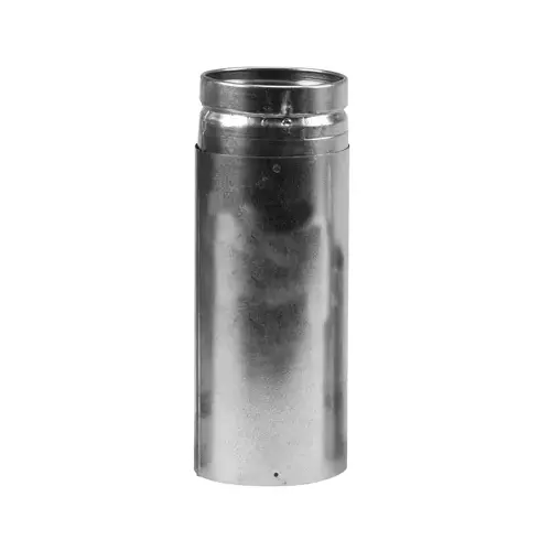 Pellet Stove Pipe, Adjustable, L-Vent, 4 x 12-In.