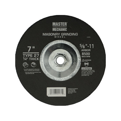 7 x 1/4 x 5/8-Inch Masonry Grinding Wheel