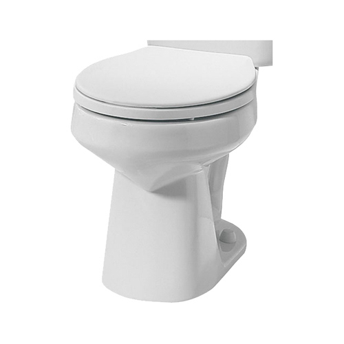 MANSFIELD PLUMBING PRODUCTS 130 Round-Front Toilet Bowl, White