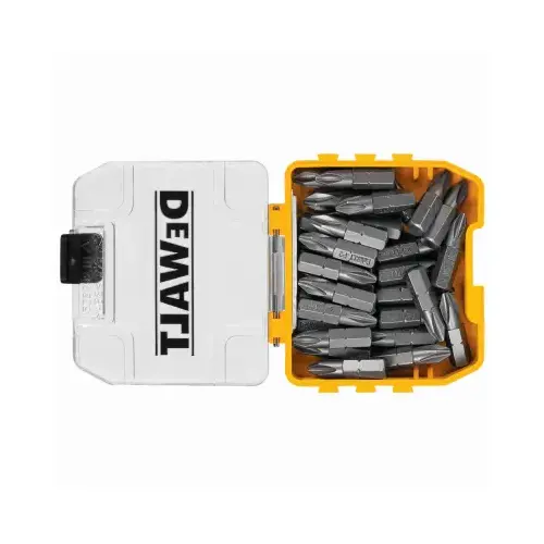 30-Piece 1 In. Philips #2 Screwdriver Bit Set with ToughCase+ system