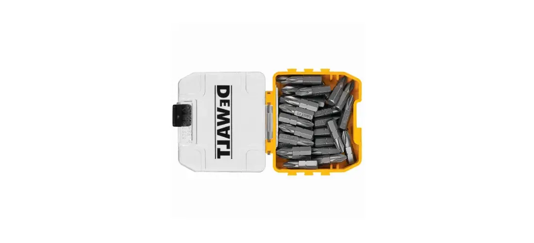 DEWALT DWAF2002B30 Bit-Set – 30-teilig, #2 Kreuzschlitz, Im ToughCase+ Aufbewahrungskoffer