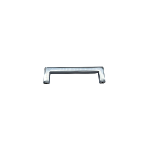 4" Modern Square Cabinet Pull Bright Chrome Finish