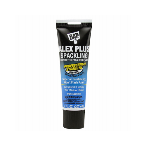 Spackling Compound Alex Plus Ready to Use White 7 oz White - pack of 6