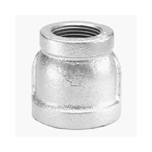 Galvanized Reducing Pipe Coupling, 2 x 1-In.