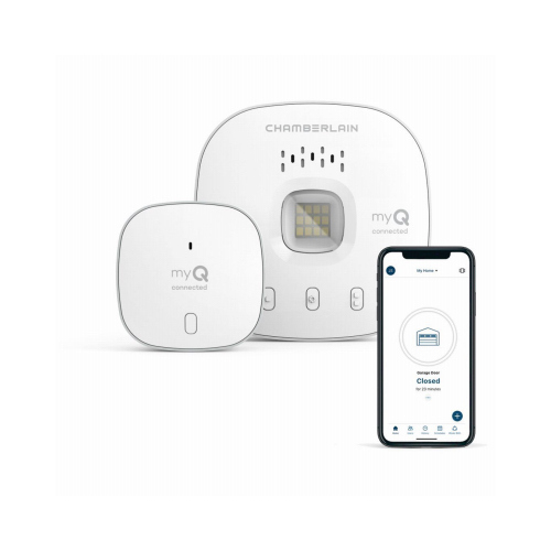 Chamberlain MYQ-G0401 MYQ-G0301C Smart Garage Hub, 120 V, Wi-Fi, Wireless, Black