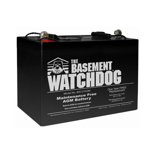 Basement Watchdog BW-27AGM Maintenance Free Battery 9" H X 10-1/4" W X 6-1/2" L