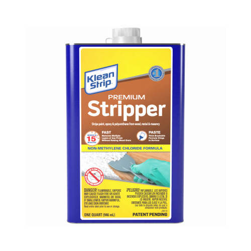 Klean Strip QKPS301 KWIK-STRIP QKWS961 Paint and Varnish Stripper, Liquid, Aromatic, 1 qt, Can