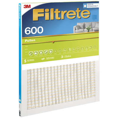 3M 9833DC-6 Filtrete Dust Reduction Pleated Air Filter, 3 Months, Green, 20x25x1-In.