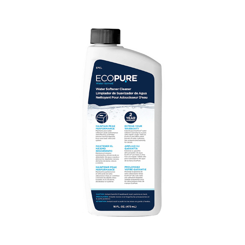 EcoPure 7346596 Water Softener Cleaner, 16 oz, Liquid, Characteristic
