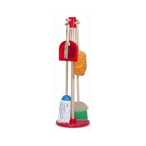 Mop Let's Play House Wood Assorted 6 pc Assorted