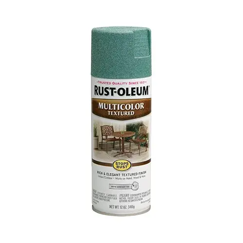 STOPS RUST Textured Spray Sea Green, Solvent-Like, Sea Green, 12 oz, Aerosol Can