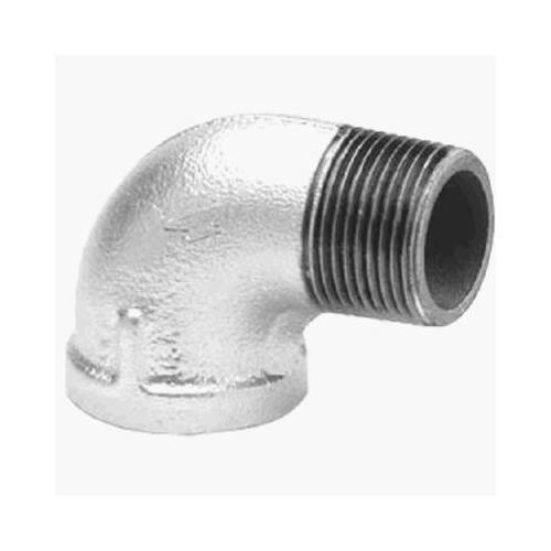 Street Elbow 1/2" FPT T X 1/2" D FPT Galvanized Malleable Iron Galvanized