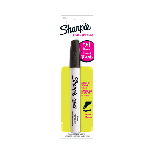 Sharpie 1874989 Paint Marker Black Medium Tip