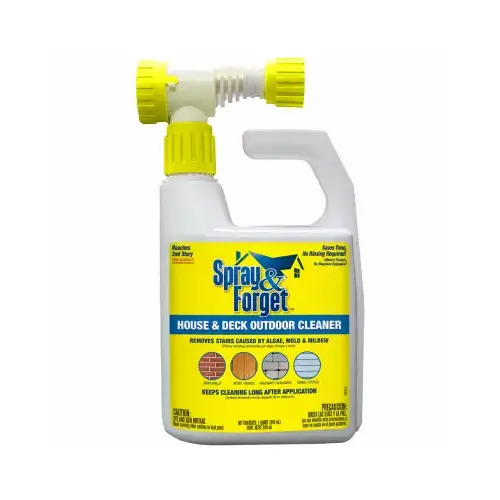 Spray & Forget SFDHEQ06-XCP6 House and Deck Cleaner 32 oz Liquid - pack of 6