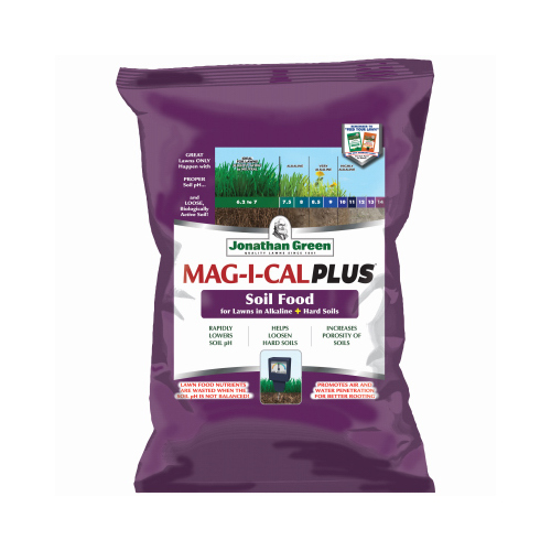 Mag-I-Cal Plus Series Lawn Fertilizer, 54 lb Bag, Granular