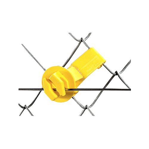 Dare SNUG-SU-25 Chain Link Fence Insulator Yellow Yellow
