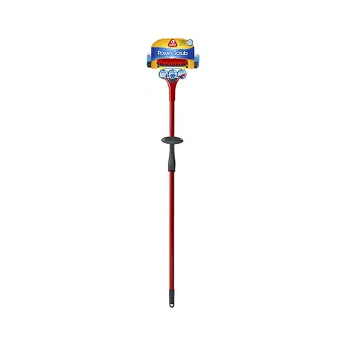 Mop Power Scrub 10.8" W Roller Red - pack of 4