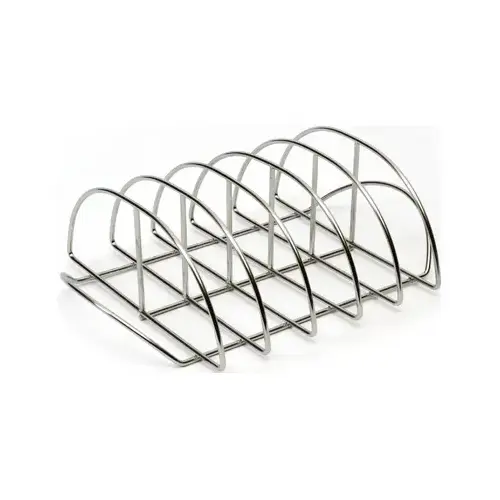 Rib Rack Stainless Steel 15" L X 11" W Silver