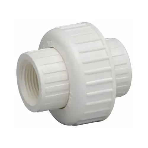 Union Schedule 40 3/4" FPT X 3/4" D FPT PVC 2-1/2"