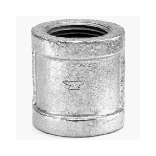 Coupling 1-1/2" FPT X 1-1/2" D FPT Galvanized Malleable Iron Galvanized