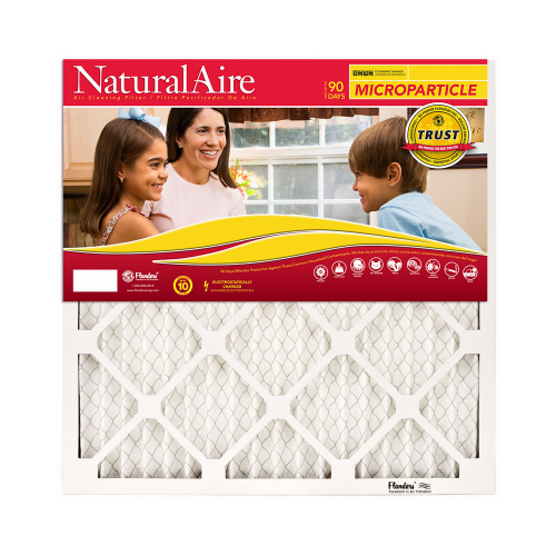 NaturalAire Microparticle Pleated Air Filter, 90 Days, 18x25x1- In.