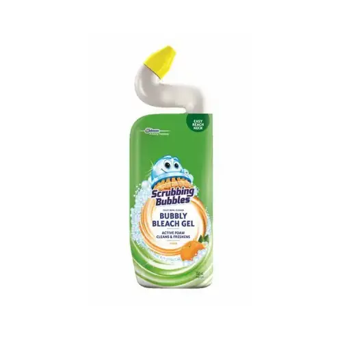 SCRUBBING BUBBLES 71580-XCP6 Toilet Bowl Cleaner Bubbly Bleach Gel Citrus Scent 24 oz Gel - pack of 6