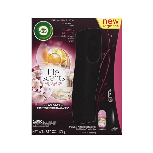 Air Wick 6233892944 Air Freshener Starter Kit Life Scents Summer Delights Scent 6.17 oz Liquid