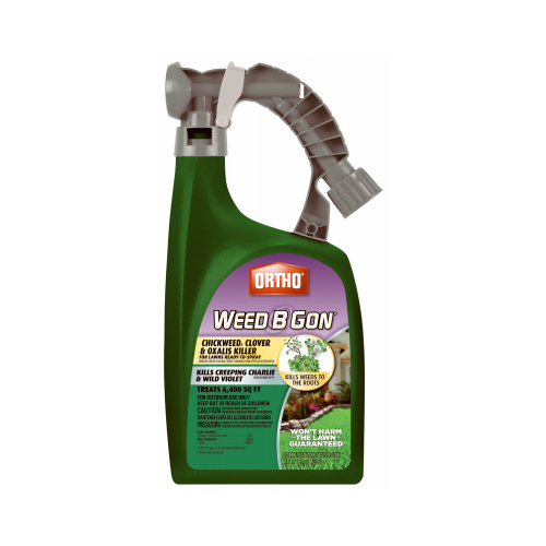 Weed B Gon Weed Killer Concentrate, Liquid, Spray Application, 32 oz Bottle